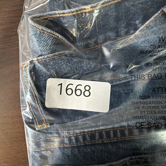 Lucky Brand Gene Montesano Blue Jeans Mens 31 (FITS 30 X 32) Made In USA Denim - Picture 10 of 10